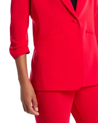 Khloe Ruched Cuff Blazer & Kerry Straight Leg Pants