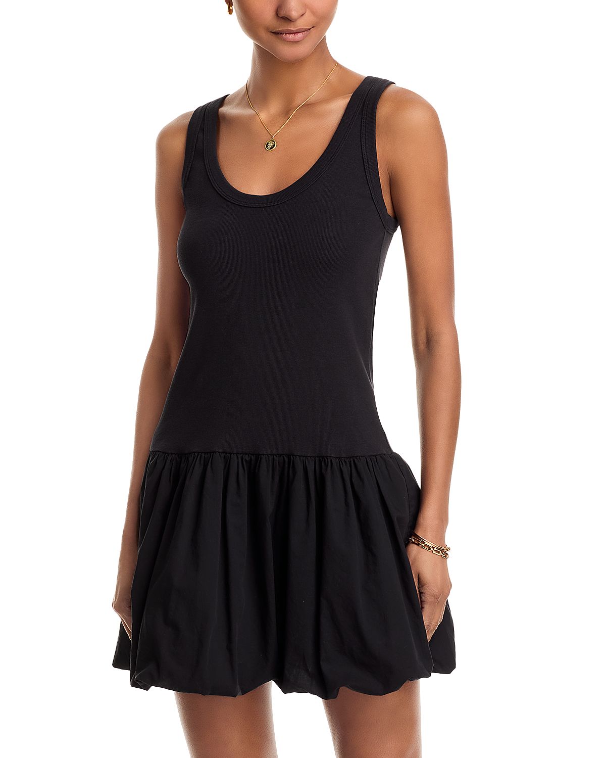 Velvet by Graham & Spencer Isla Mixed Media Mini Dress