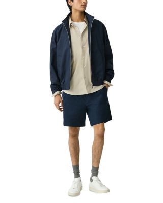Theory Stand Collar Jacket in Cotton-Blend Twill | Bloomingdale's Men