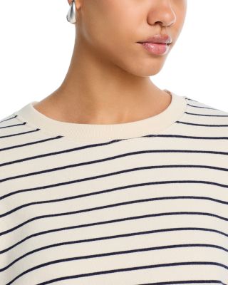 Tyler French Terry Stripe Pullover Sweatshirt