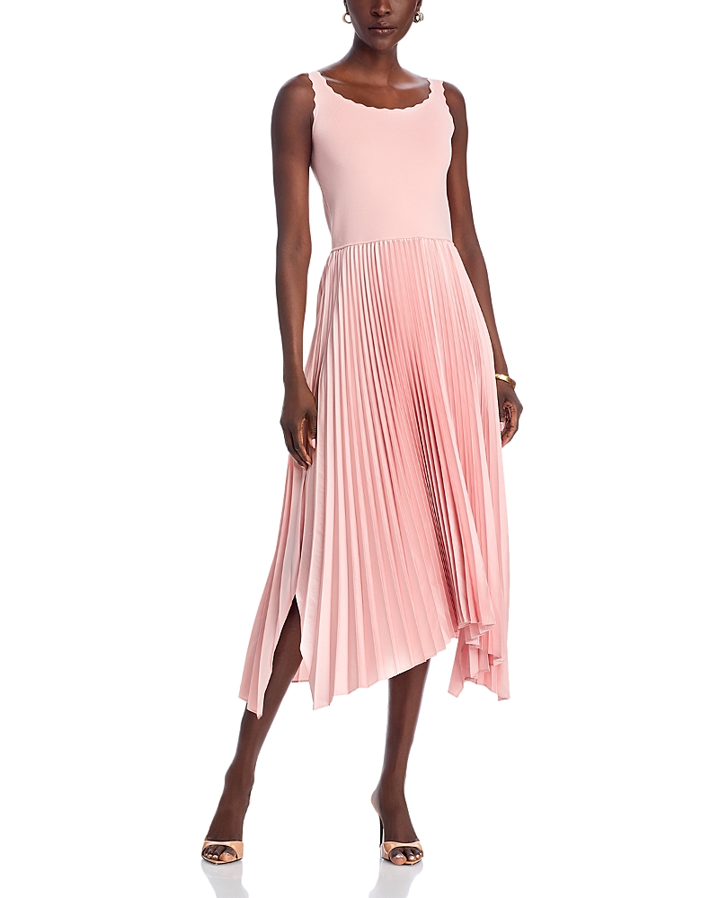 Elie Tahari Mave Mixed Media Sweater Dress