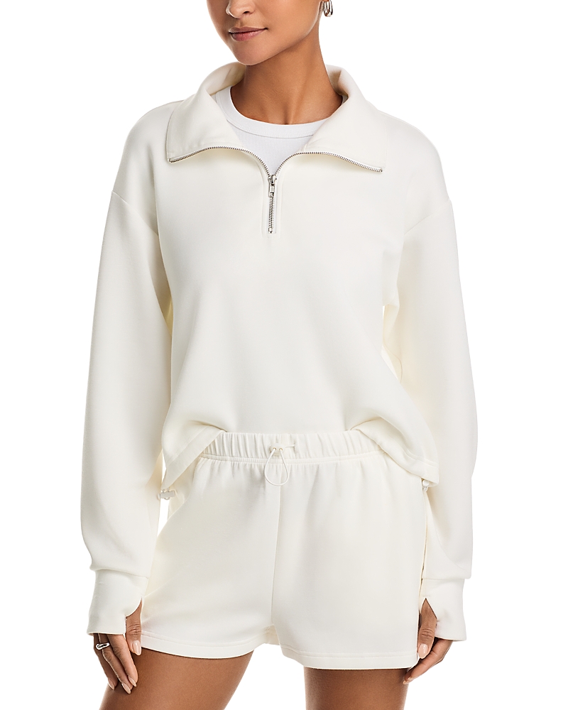 Vintage Havana Cloud Fleece Quarter Zip Sweatshirt