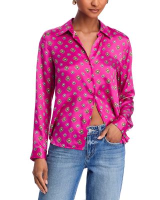 Tyler Long Sleeve Silk Blouse