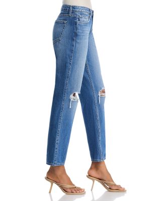 Nevia Low Rise Slouch Straight Jeans in Woodrow Dest