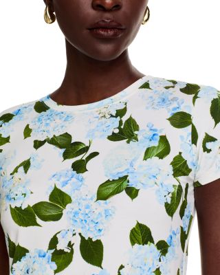 Ressi Crewneck Hydrangea Tee