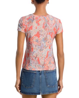 Ressi Crewneck Paisley Tee