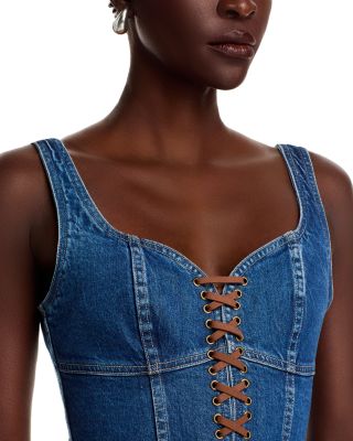 Nayeli Lace Up Corset Tank Top