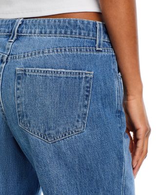 Elise Low Rise Denim Bermuda Shorts