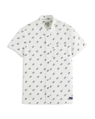 Regular Fit Short Sleeve Linen Shirt