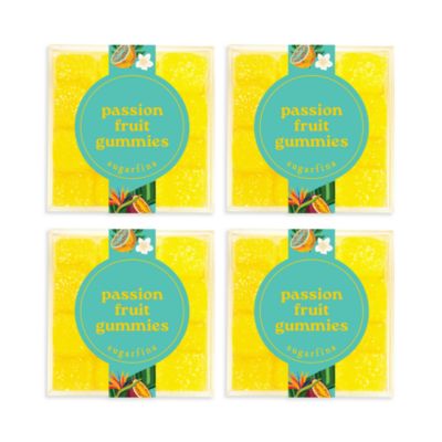 Sugarfina - Passion Fruit Gummies Candy, Set of 4