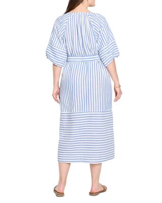 Striped Belted Dress