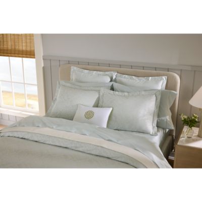 Selini Leaf Sateen Jacquard Sham, Euro