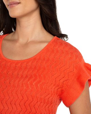 Flutter Sleeve Dolman Sweater