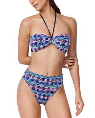 Retro Riviera High Waist Bikini Bottom