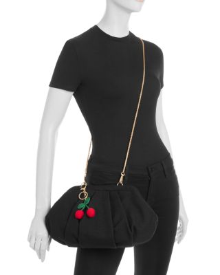 Linen & Cotton Pouch with Bag Charm - Exclusive