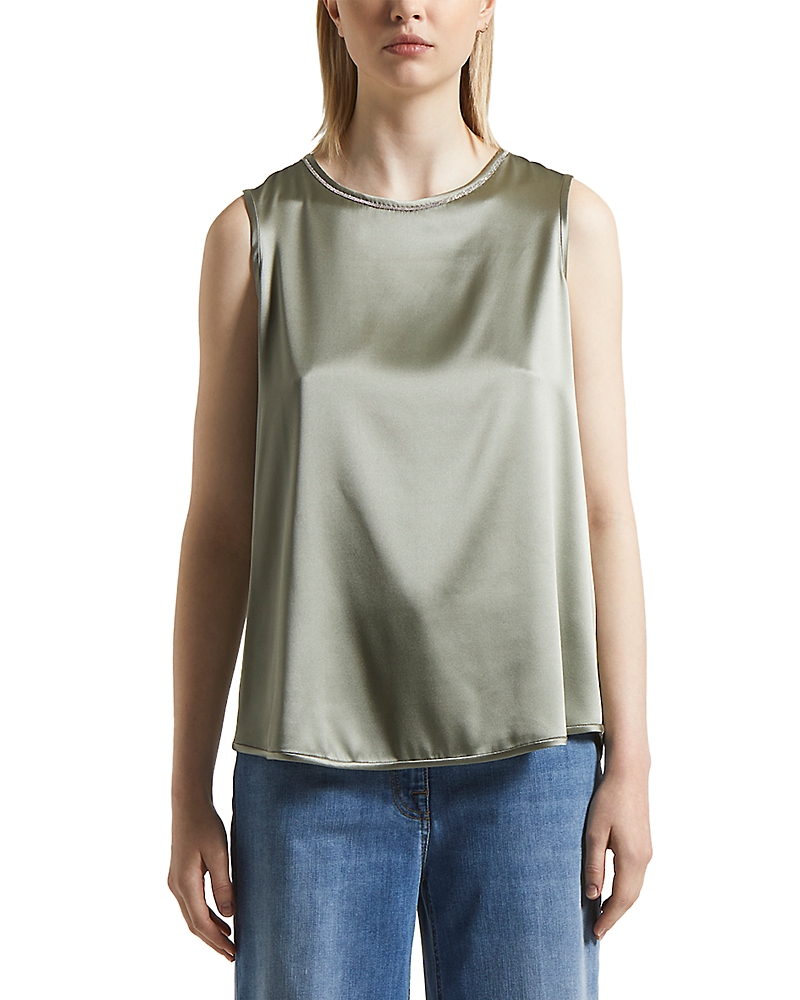 Peserico Silk Blend Round Neck Camisole