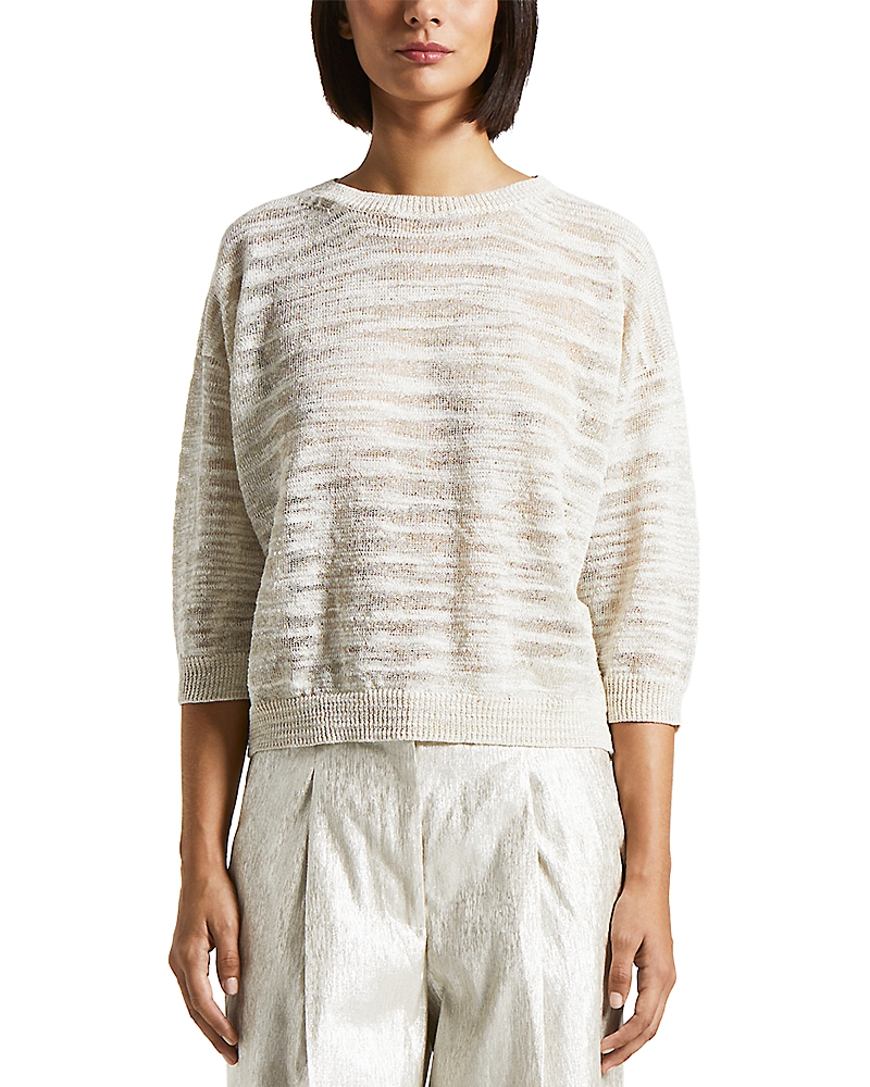 PESERICO KNITTED OPEN BACK SWEATER