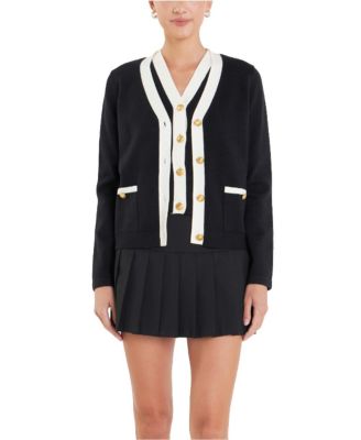 Women's Colorblock Knit Cardigan