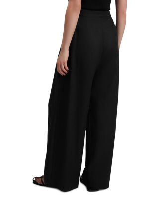 Ted Baker Kyfaat High Waist Linen Pants | Bloomingdale's