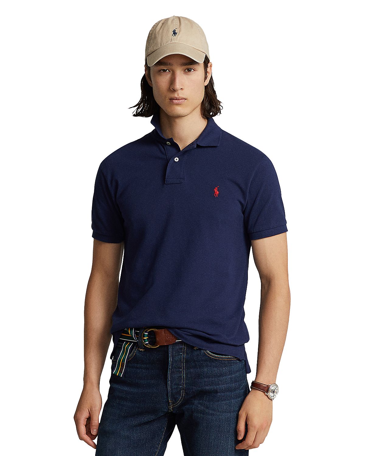 Polo Ralph Lauren Classic Fit Mesh Polo Shirt