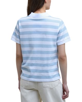 Ashbourne Striped Polo Top