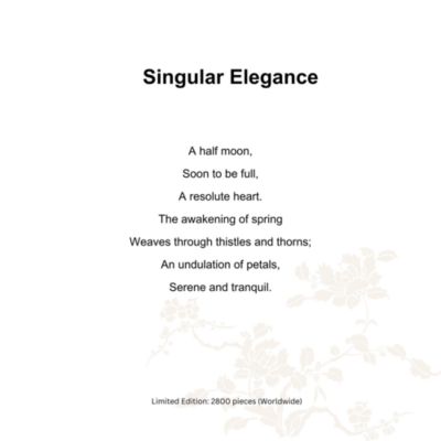 Singular Elegance Crystal Flower Figurine - Special Edition