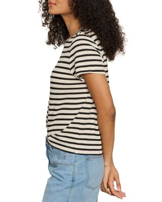 Perfect Textured Striped Tee