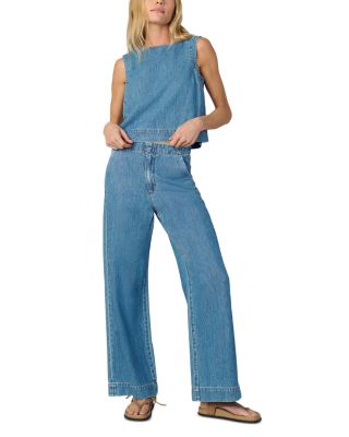 The Clean Denim High Rise Trouser Jeans in Revelation