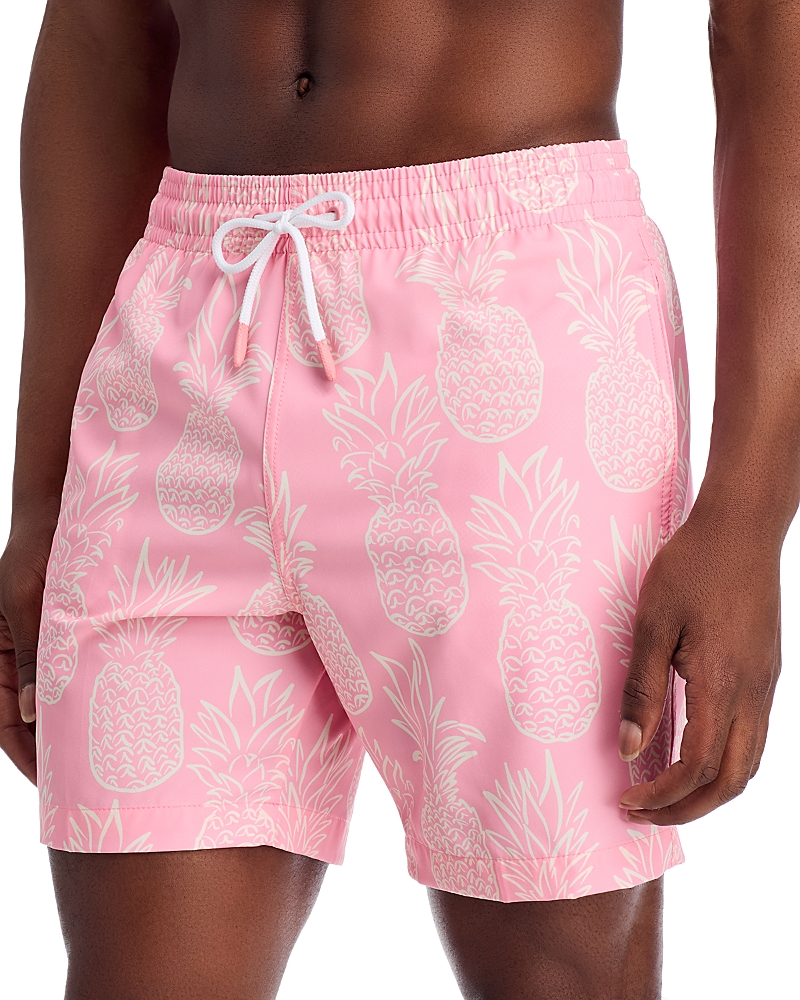 TRUNKS SURF & SWIM CO. SANO PINEAPPLE PRINT 6.5 SWIM TRUNKS
