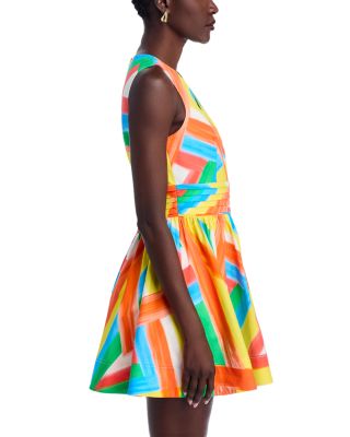 Nikki Multi Stripe Poplin Mini Dress