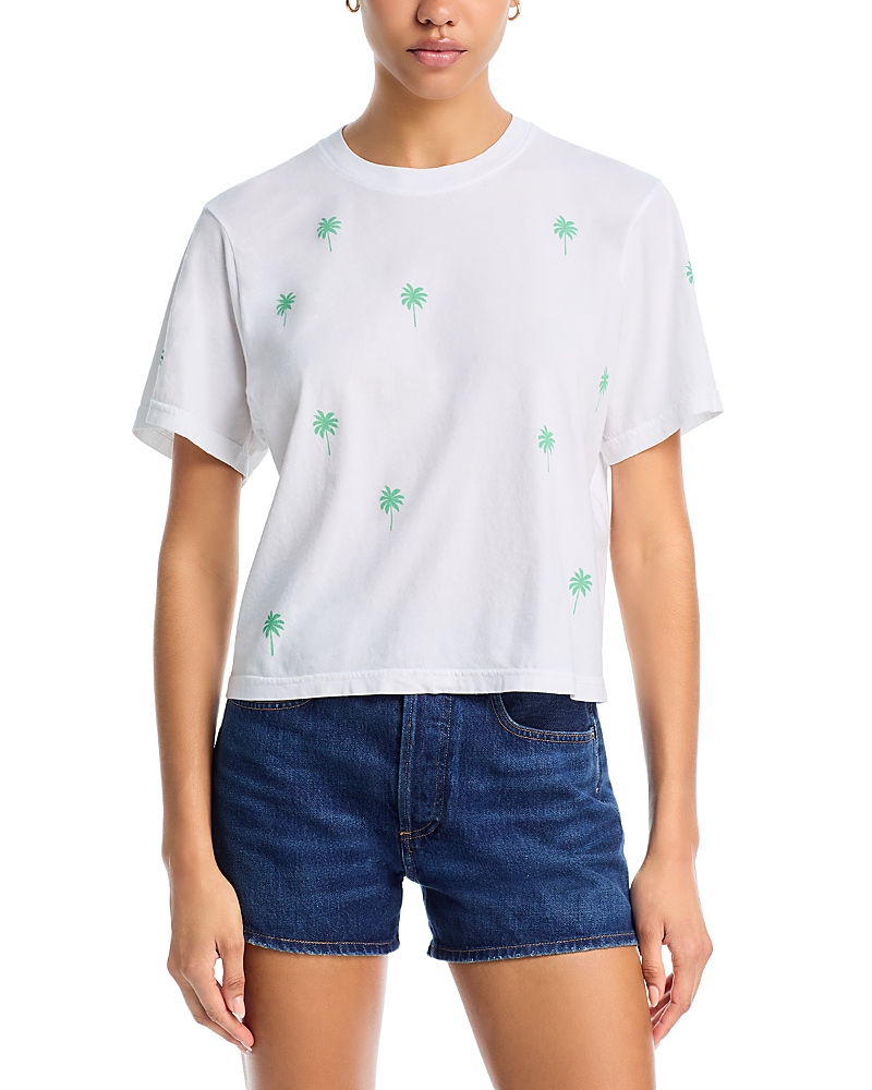AQUA MINI PALM TEE - 100% EXCLUSIVE