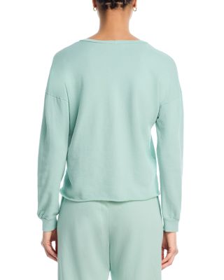 Tessa Raw Hem Pullover Sweatshirt - Exclusive