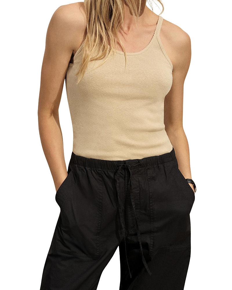 BUCK MASON HEIRLOOM RIB SCOOP NECK TANK TOP