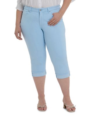 Marilyn High Rise Straight Cropped Jeans in Optic White
