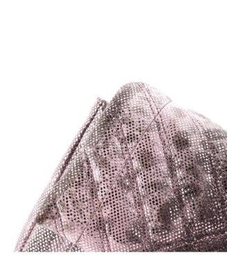 Small Serpenti Cabochon Shoulder Bag Diagonal Quilted Metallic Karung