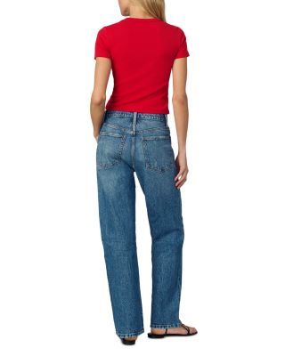 The 90s Niki High Rise Straight Jeans in Aglow