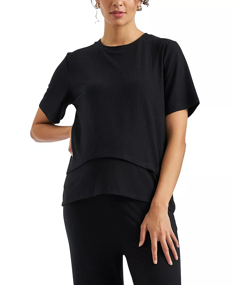 Ripe Maternity Mike Rib Nursing Top