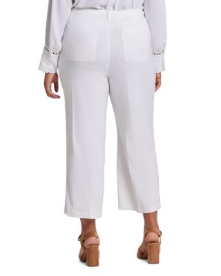 Wide Leg Cargo Capri Pants