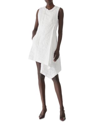 Textured Asymmetric Dress