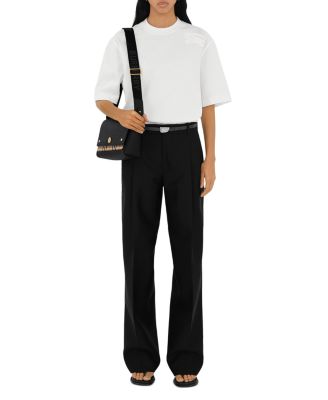 Burberry Leather & Vintage Check Note Crossbody | Bloomingdale's