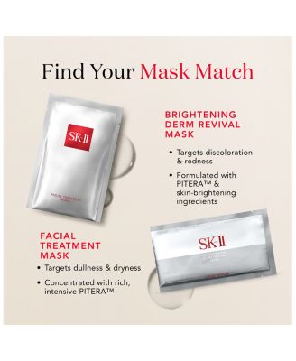 パック・フェイスマスク SK-II WHITENING SOURCE DERM-REVIVAL MASK SK-II Brightening Source Derm Revival Mask, 10 Sheets