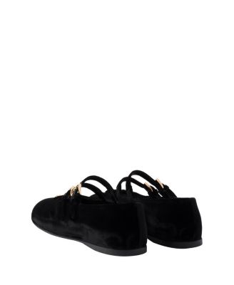  Women's Velvet Ballerinas