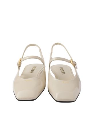  Women's Patent Leather Slingback Ballerinas
