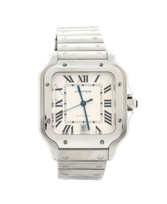 Pre-Owned Cartier - Santos de Cartier Automatic Watch in Stainless Steel 40mm