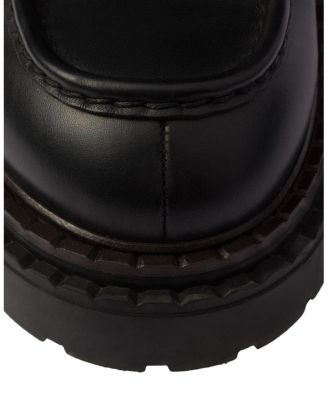 Men's Double Chocolate Leather Loafers