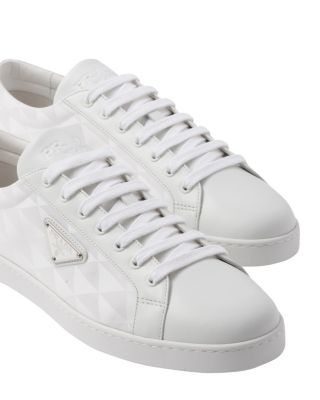 Men's Leather and Re-Nylon Sneakers
