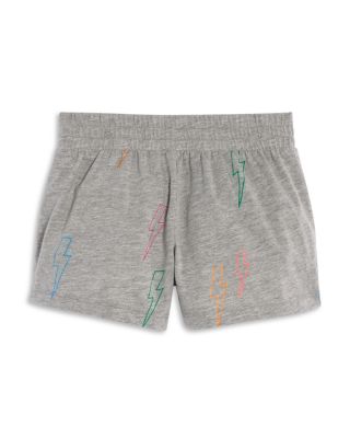 Girls' Neon Bolts Print Shorts - Little Kid, Big Kid
