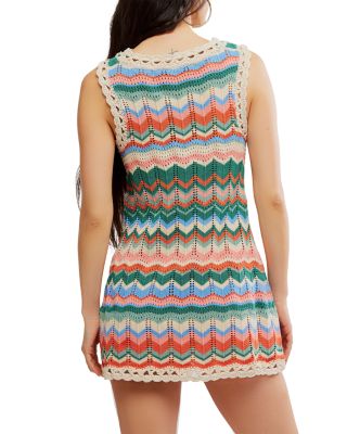 Sandy Mae Crochet Mini Dress