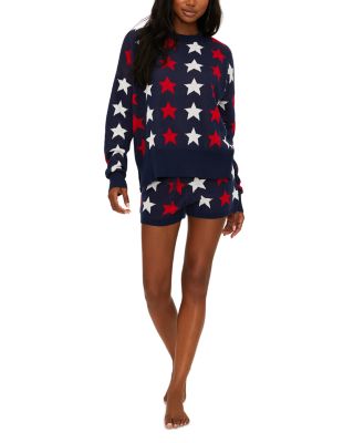 Beach Riot - Callie Star Print Sweatshirt & Balboa Shorts