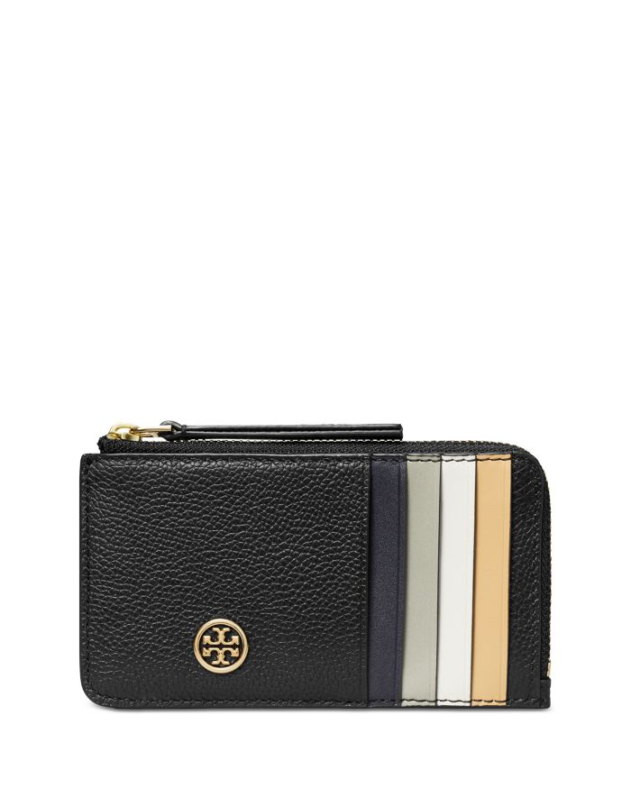 Robinson Pebbled Leather Zip Card Case